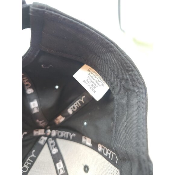 New Era 9 Forty Black Adjustable Baseball Cap Monogram M - Picture 6 of 6